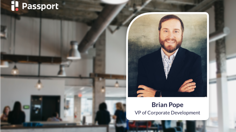 Passport Welcomes Brian Pope as VP Corporate Development